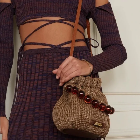STAUD raffia bag - Picture 1 of 5